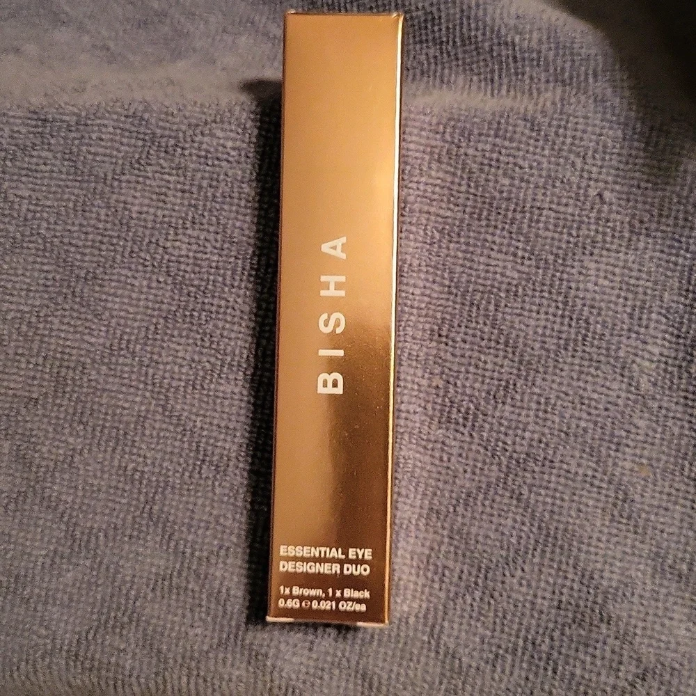Bisha Essential Eye Designer Duo: Downtown Black & Uptown Brown, NIB
